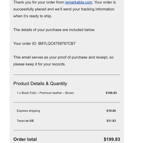 reMarkable 2 - 10.3” Paper Tablet with Marker Plus - Black + brown leather folio - Picture 14 of 14